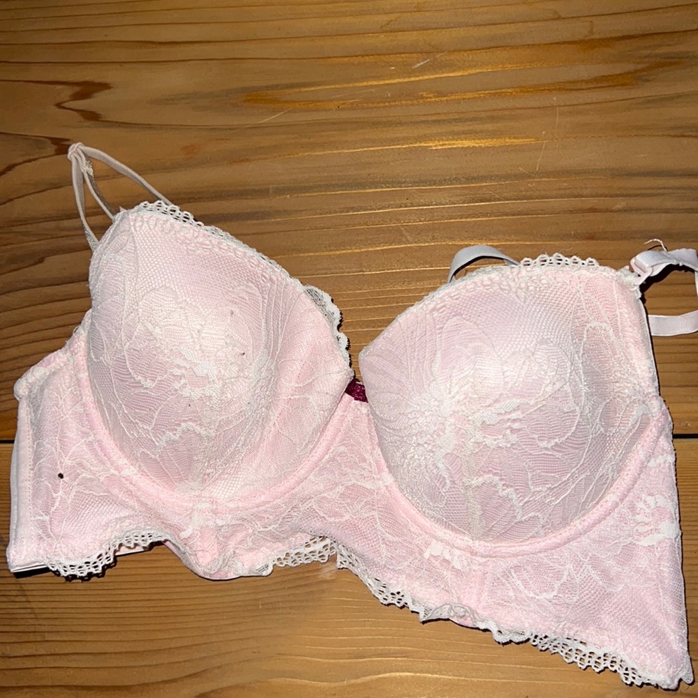 Lightly used Marshalls pink lace bra